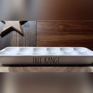 Rae Dunn FREE RANGE egg tray